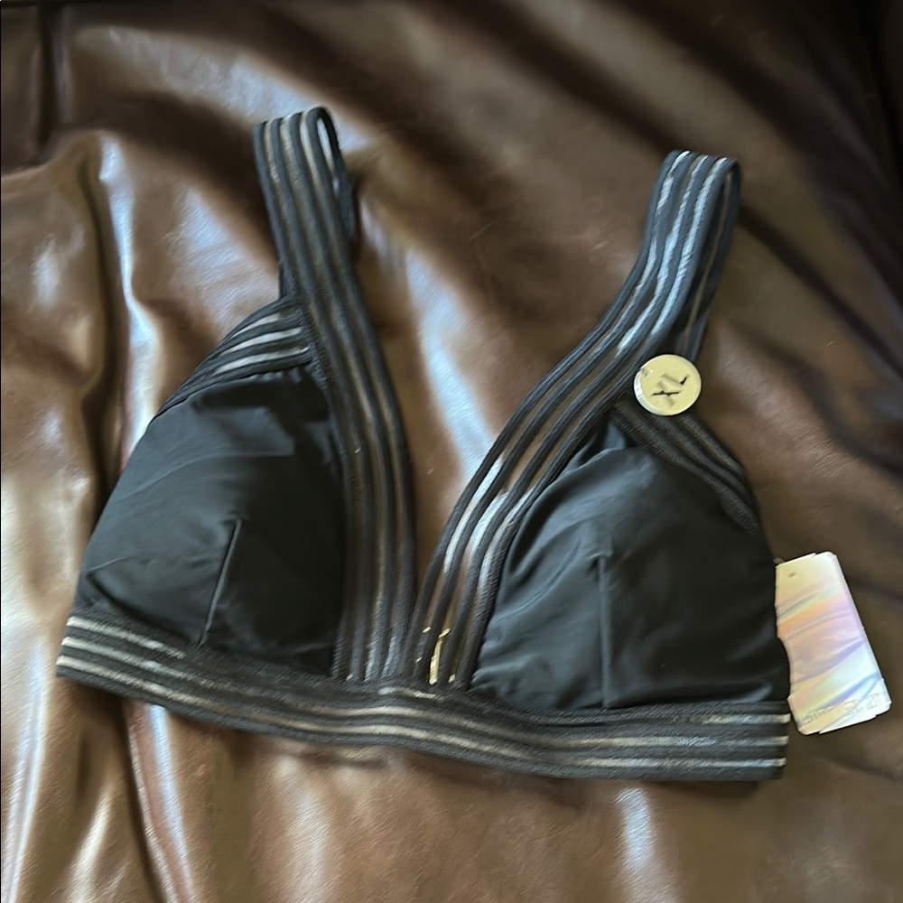 NWT Forever 21 Black Bikini Top